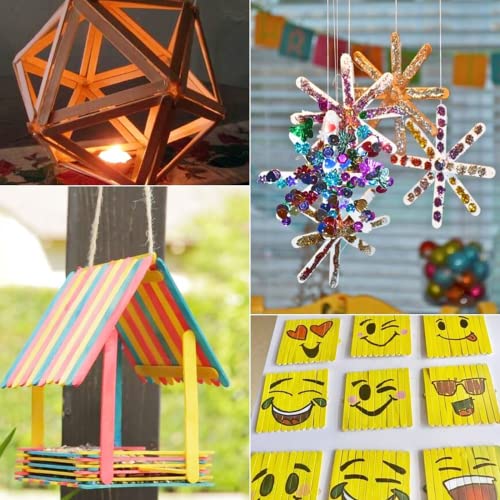 1000Pcs 4.5 Inch Popsicle Sticks (1000 Count)