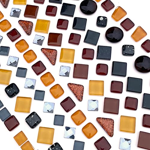 Assorted Black Irregular Crystal Mosaic Tiles (9 Ounce)