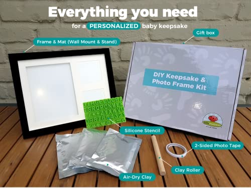 Baby Hand & Footprint Clay Keepsake Photo Frame Kit