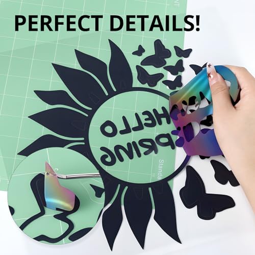 Reflective Rainbow HTV Heat Transfer Vinyl