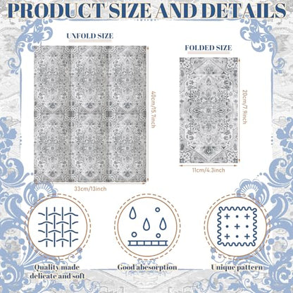 100 Pcs Boho Napkins Paper Guest Towels (100 Count)