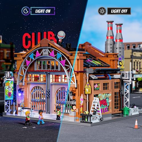 Factory House of Music Lighting Building Bricks Set (2654 Count)