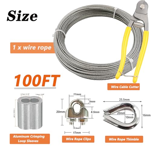 1 8 Inch Stainless Steel Wire Rope Kit