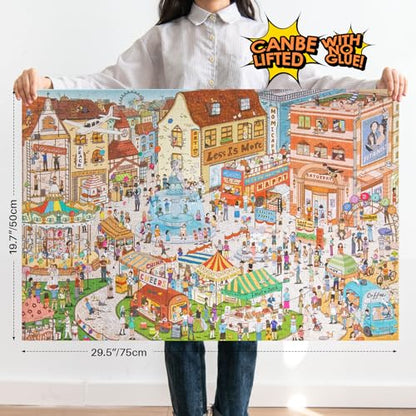 1000 Piece Puzzle for Adults Jigsaw Puzzles (1000 Count)