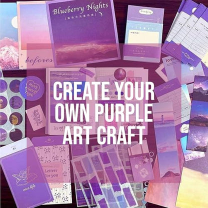 Purple Cardstock Paper 8.5x11 50 Sheets