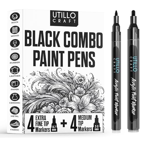 Black Paint Pen (8 Count)