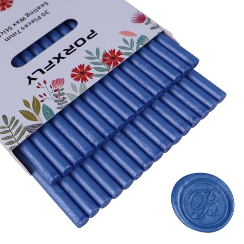30 Pieces 7mm Sealing Wax Sticks for Glue Gun