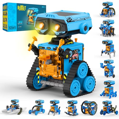 12 in 1 STEM Solar Power Robots Toys for Boys Age 8