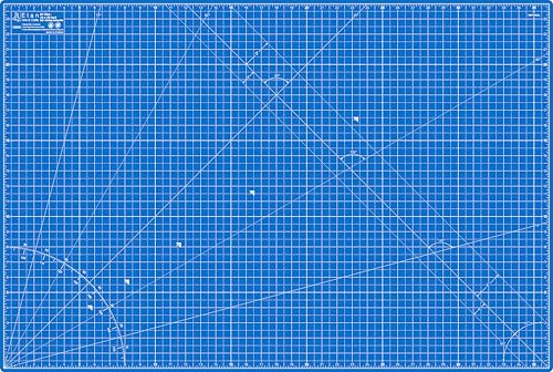 Cutting Mat A1 Blue