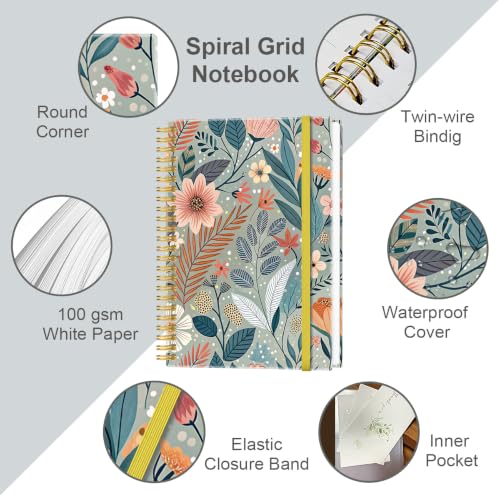Graph Spiral Journal Notebook