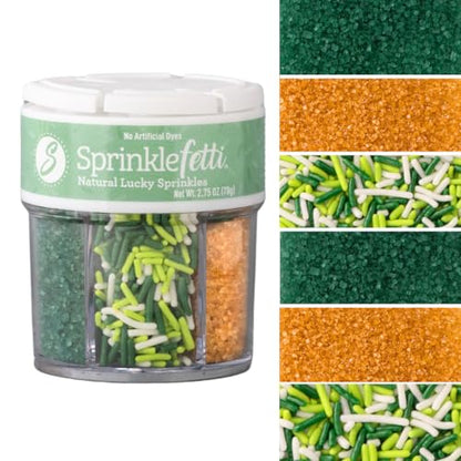 Dye Free St. Patricks Day Sprinkles (2.75 Ounce)
