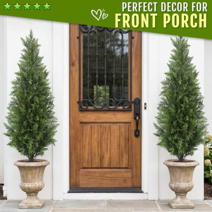 2Pack 4FT Artificial Cedar Tree (2 Count)
