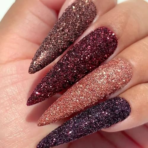 6 Colors Holographic Nail Art Glitter