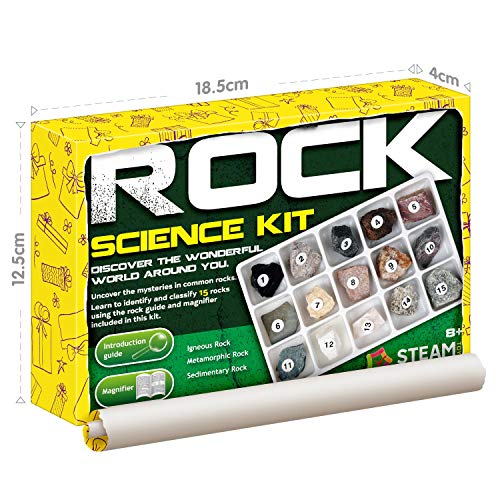 Piano Potato Rock and Mineral Kit 15 PCS with Box
