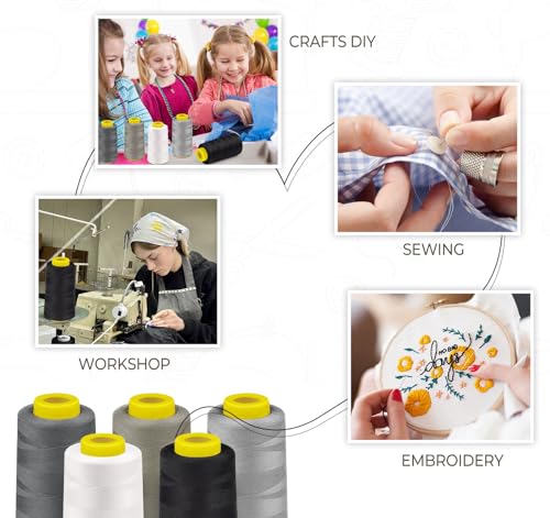 Serger Thread 5 Cones (45000 Foot)
