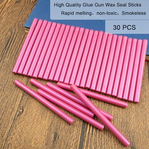 30PCS Mini Glue Gun Wax Seal Sticks for Wax Seal Stamp