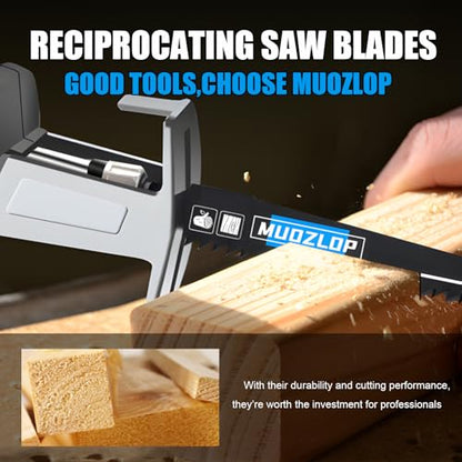 5Pack 9inch 6TPI Woodcutting Reciprocating Saw Blades Set (5 Count)