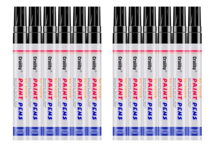 Black Paint Markers (12 Count)