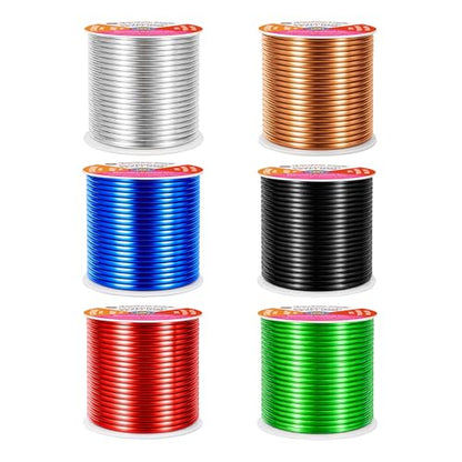 12 GA Black Red Green Assorted Anodized Aluminum Craft Wire