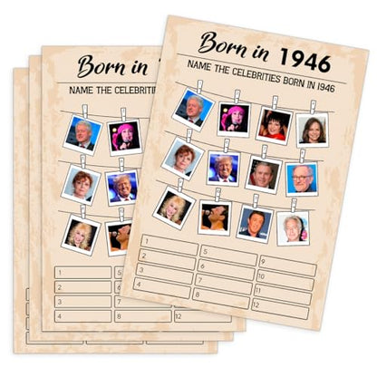80th Birthday Party Games (30 Count)