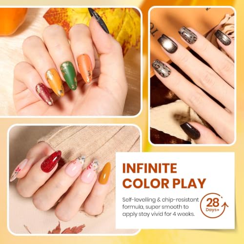 Beetles Fall Gel Nail Polish Set (5 Fl Oz)