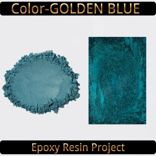 Mica Powder Golden Blue