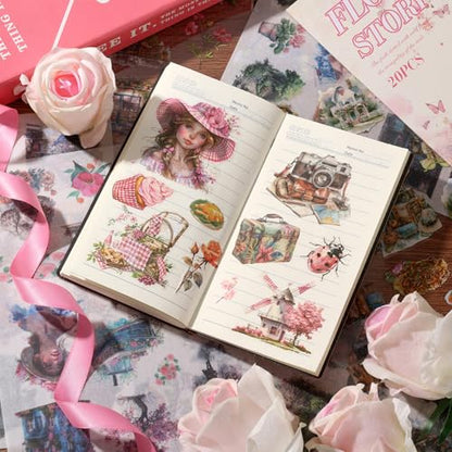 Scrapbook Stickers 20 Sheets 240 Pre