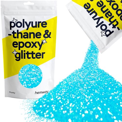 Resin Glitter Baby Blue Iridescent 100g Chunky (3.5274 Ounce)