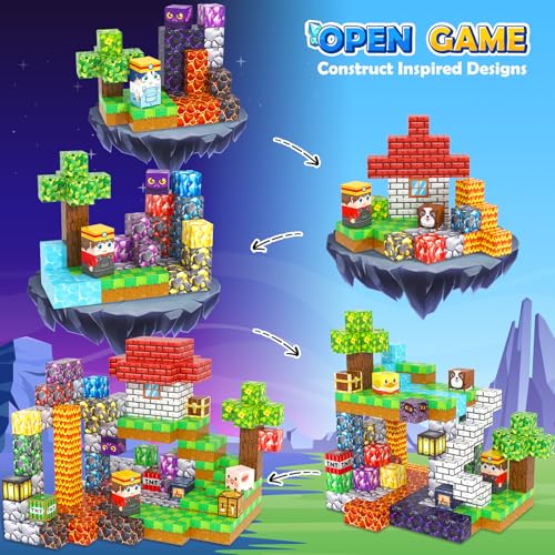 150PCS Magnetic Blocks Building Toys for 3+ Year Old Boys Girls (150 Count)