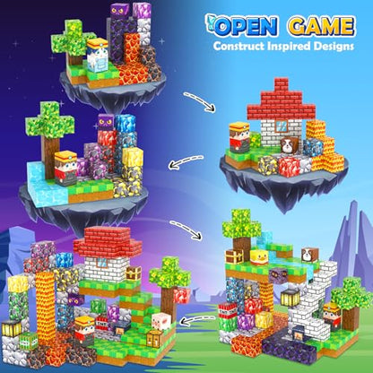 150PCS Magnetic Blocks Building Toys for 3+ Year Old Boys Girls (150 Count)