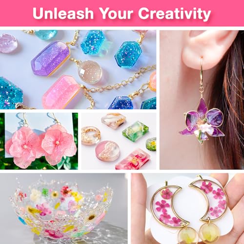 300g UV Resin Kit with Light and Molds