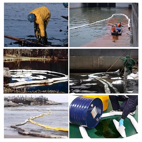 Oil Absorbent Socks Oil Boom Soak up Oil Diesel Fuel Hydrocarbon Based Fluids