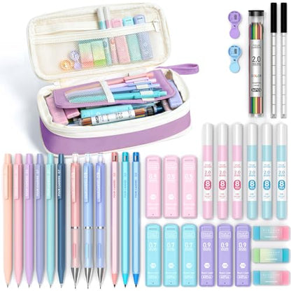 36PCS Mechanical Pencil Set with 624 Lead Refills