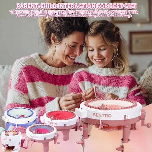 Knitting Machine 48 Needles with Row Counter for Beginners（Upgraded）