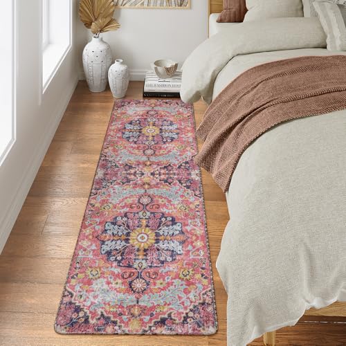 Reine Bohemian Floral Medallion Runner Rug