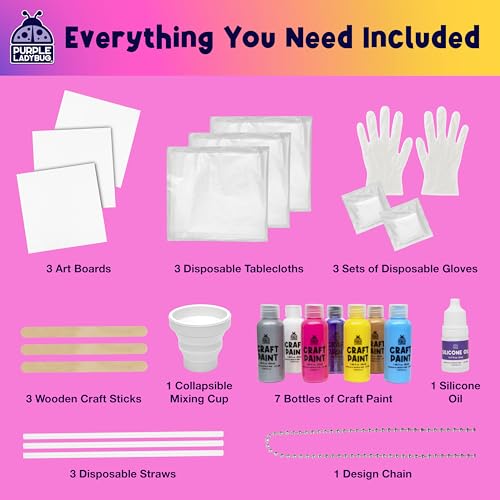 Low Mess Pouring Paint for Kids
