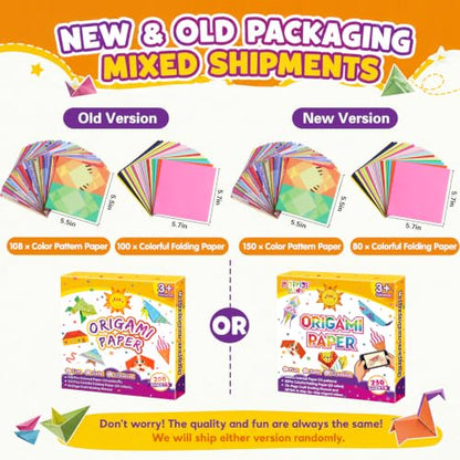 230 Pcs Origami Paper Kit (230 Count)