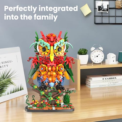 Owl Flower Building Sets for Adults