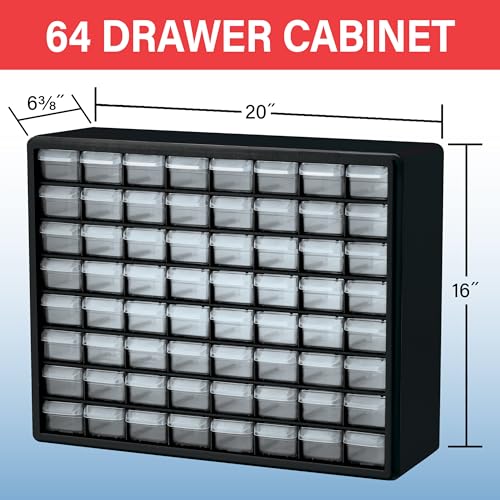 64 Drawer Plastic Storage Cabinet