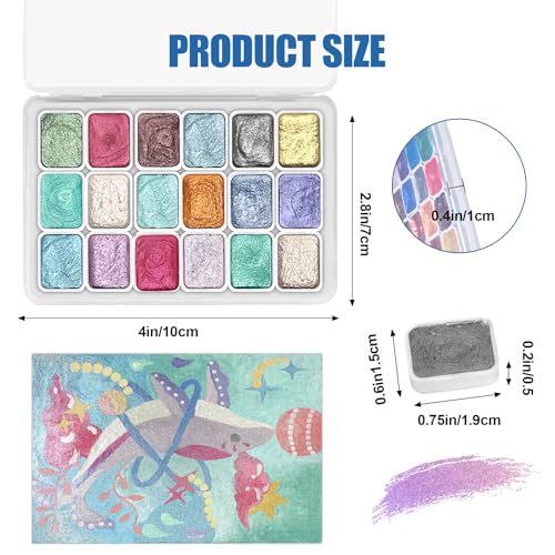 Mini Forestry Shifting Watercolor Painting Set