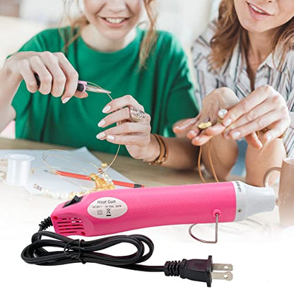 Heat Gun Mini Hot Air Gun for DIY Crafts Portable Heat Air Gun Tool for Embossing Shrink Wrapping Drying Paint
