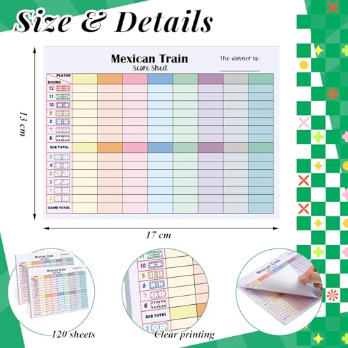 Mexican Train Score Pads