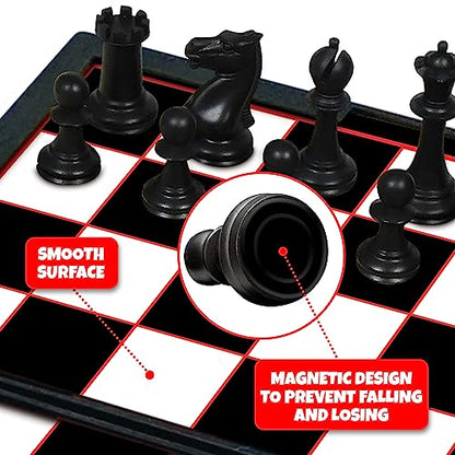 Magnetic Board Travel Games for Kids (12 Count)