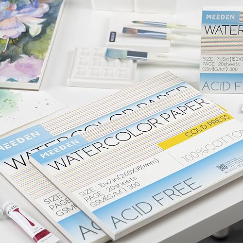 Cotton Watercolor Paper Block (2160 sq inches)