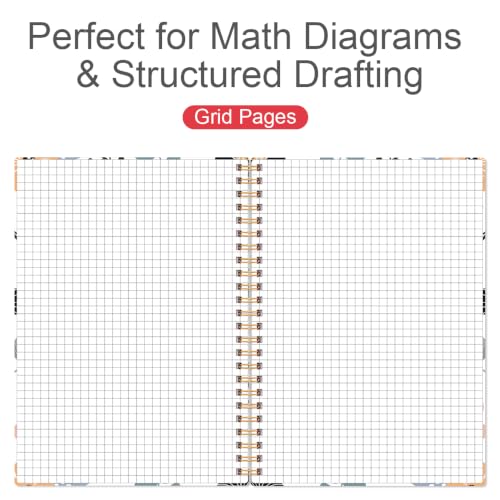Graph Spiral Journal Notebook