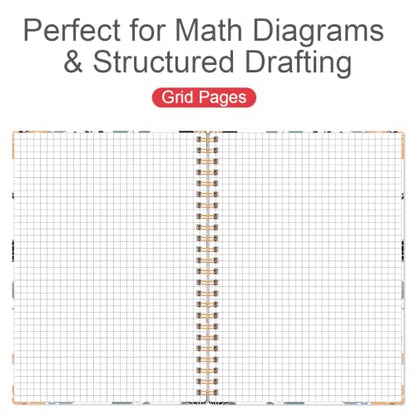 Graph Spiral Journal Notebook