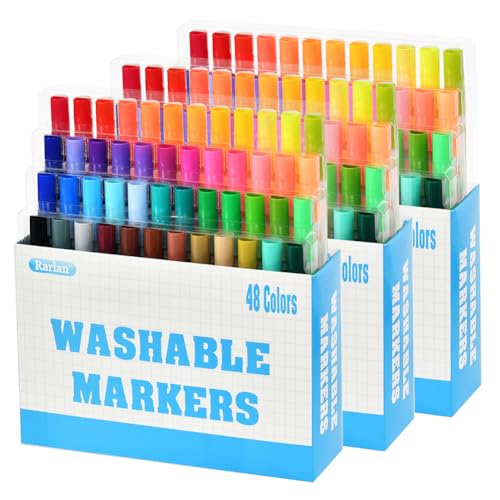 Washable Markers Bulk for Kids (144 Count)