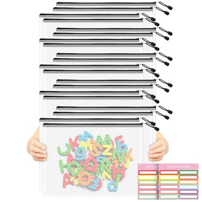 20pcs Mesh Zipper Pouch Bags (9 Count)