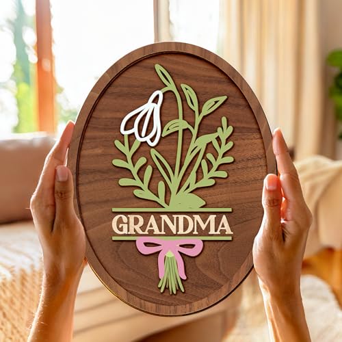 Personalized Birth Month Flower Sign