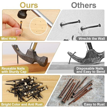 120PCS Nails for Hanging Pictures (120 Count)